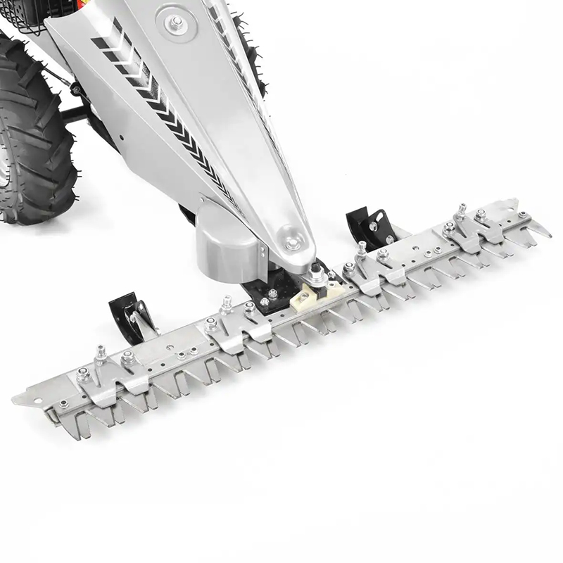 Sickle Bar mower blade showing teeth and guard mechanism